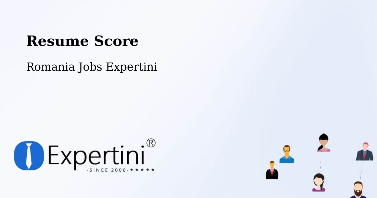 Resume Score & Job Description Match Tool – Dioşti - Romania Jobs Expertini